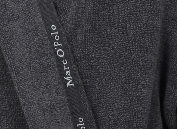 Marc O`Polo badjas Classic Hood antraciet