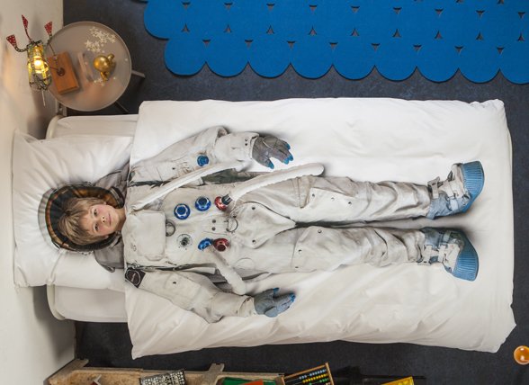 Vormen halen komen Snurk dekbedovertrek Astronaut - Morpheus dé Slaapvoorlichter