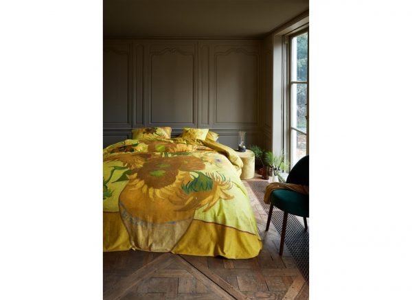 Beddinghouse x Van Gogh Museum dekbedovertrek Tournesol yellow