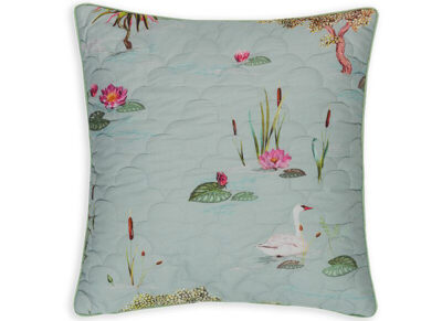 Pip Studio sierkussen Little Swan grey quilted 45×45