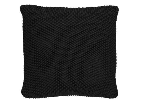 Marc 'O Polo sierkussen Nordic knit black 50x50
