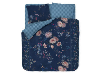 Pip Studio dekbedovertrek Tokyo Bouquet dark blue