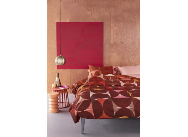 Beddinghouse Dutch Design dekbedovertrek Redwood red
