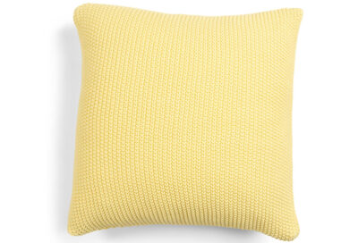 Marc O'Polo sierkussen Nordic knit pale yellow 50x50
