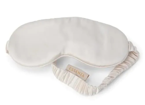 Essenza Alice zijden slaapmasker ivory